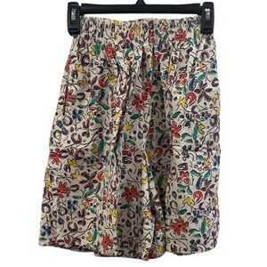 Vintage girls  Venezia floral abstract shorts size 14/16 EUC